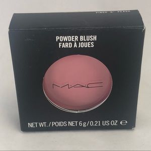 MAC PINCH O' PEACH Powder Blush Compact Full Sz